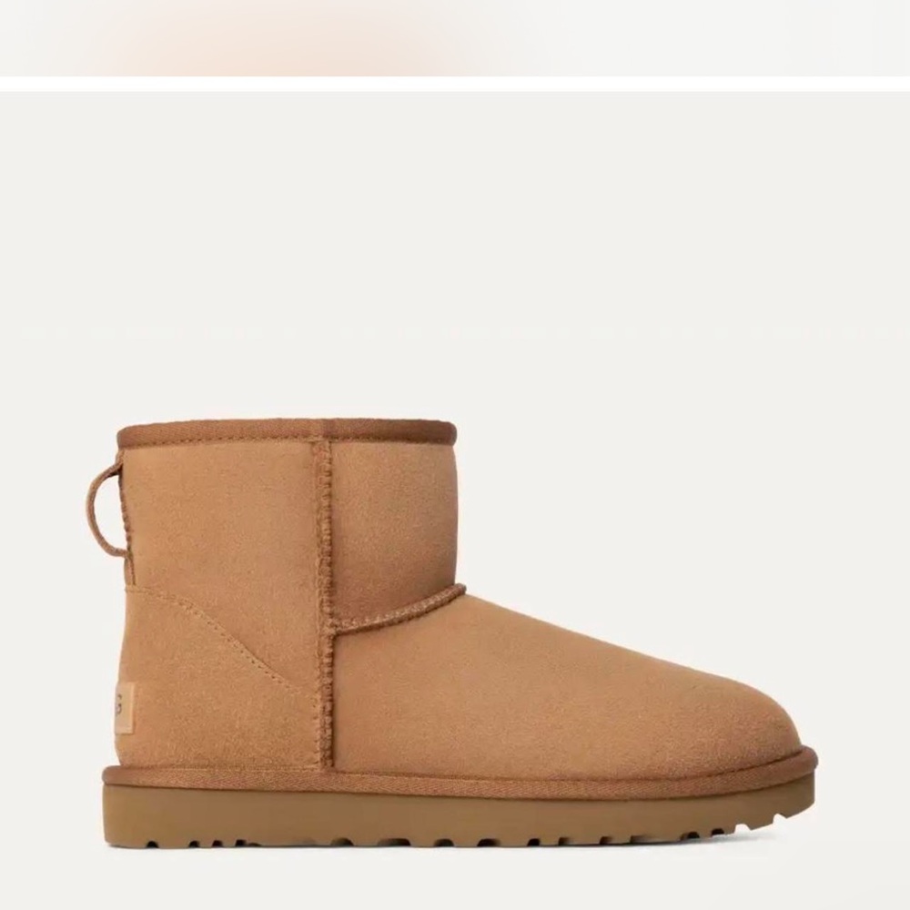 UGG Tan Casual Boots with Rubber Sole